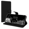 Pouzdro Kwmobile pro Samsung Galaxy A25, černé, ekokůže/silikon, KWM000021TU001C