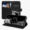 Pouzdro Kwmobile pro Samsung Galaxy A25, černé, ekokůže/silikon, KWM000021TU001C
