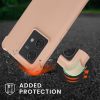 Pouzdro Kwmobile se šňůrkou pro Motorola Edge 40 Neo, krémové, silikonové, KWM000022NX004C