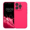 Pouzdro Kwmobile pro Apple iPhone 15 Pro, růžové, silikonové, KWM000022OM006C