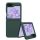 Pouzdro Kwmobile pro Samsung Galaxy Z Flip5, tmavě zelené, silikonové, KWM000021UD004C