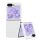 Silikonový kryt Kwmobile pro Samsung Galaxy Z Flip5, bílý, KWM000021UD006C