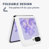 Silikonový kryt Kwmobile pro Samsung Galaxy Z Flip5, bílý, KWM000021UD006C