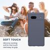 Pouzdro Kwmobile pro Google Pixel 7a, šedé, silikonové, KWM000019YF037C