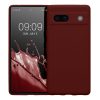Pouzdro Kwmobile pro Google Pixel 7a, tmavě červené, silikonové, KWM000019YF039C