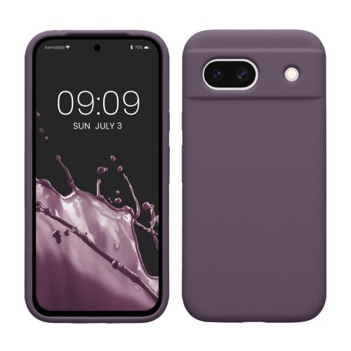 Pouzdro Kwmobile pro Google Pixel 8a, fialové, silikonové, KWM000020KQ021C