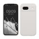 Pouzdro Kwmobile pro Google Pixel 8a, bílé, silikonové, KWM000020KQ022C