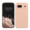 Pouzdro Kwmobile pro Google Pixel 8a, krémové, silikonové, KWM000020KU020C
