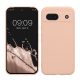 Pouzdro Kwmobile pro Google Pixel 8a, krémové, silikonové, KWM000020KU020C
