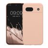 Pouzdro Kwmobile pro Google Pixel 8a, krémové, silikonové, KWM000020KU020C