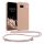 Pouzdro Kwmobile se šňůrkou na krk pro Google Pixel 8a, krémové, silikonové, KWM000020KW008C