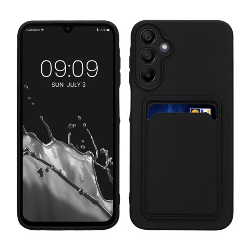 Pouzdro Kwmobile pro Samsung Galaxy A15 5G, černé, silikonové, KWM000021TI001C