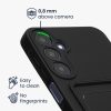 Pouzdro Kwmobile pro Samsung Galaxy A25, černé, silikonové, KWM000021TJ001C