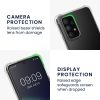 Pouzdro Kwmobile s odnímatelným šňůrkou pro Samsung Galaxy A52/Galaxy A52 5G/Galaxy A52s 5G, průhledné/černé, silikonové, KWM000021UF001C