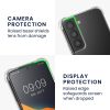 Pouzdro Kwmobile s odnímatelným šňůrkou pro Samsung Galaxy S22, průhledné/černé, silikonové, KWM000021UH001C