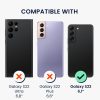 Pouzdro Kwmobile s odnímatelným šňůrkou pro Samsung Galaxy S22, průhledné/černé, silikonové, KWM000021UH001C
