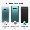 Pouzdro Kwmobile s odnímatelným šňůrkou pro Samsung Galaxy S10, průhledné/černé, silikonové, KWM000021UJ001C