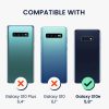 Pouzdro Kwmobile s odnímatelným šňůrkou pro Samsung Galaxy S10e, průhledné/černé, silikonové, KWM000021UK001C