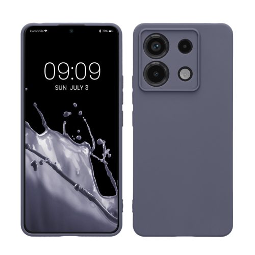 Pouzdro Kwmobile pro Xiaomi Redmi Note 13 Pro 5G, šedé, silikonové, KWM000020LD032C