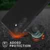 Pouzdro Kwmobile se šňůrkou pro Samsung Galaxy A25, černé, silikonové, KWM000021UO001C