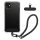 Pouzdro Kwmobile s odnímatelným šňůrkou pro Apple iPhone 11, průhledné/černé, silikonové, KWM000022TK001C