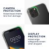Pouzdro Kwmobile s odnímatelným šňůrkou pro Apple iPhone 12 Pro, průhledné/černé, silikonové, KWM000022TO001C