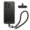 Pouzdro Kwmobile s odnímatelným šňůrkou pro Apple iPhone 15 Pro, průhledné/černé, silikonové, KWM000022TQ001C