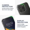 Pouzdro Kwmobile s odnímatelným šňůrkou pro Apple iPhone 15 Pro, průhledné/černé, silikonové, KWM000022TQ001C