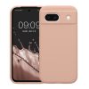 Pouzdro Kwmobile pro Google Pixel 8a, světle růžové, silikonové, KWM000020KQ030C