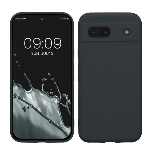 Pouzdro Kwmobile pro Google Pixel 8a, tmavě modré, silikonové, KWM000020KU024C