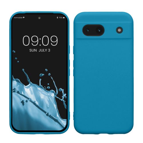 Pouzdro Kwmobile pro Google Pixel 8a, modré, silikonové, KWM000020KU025C