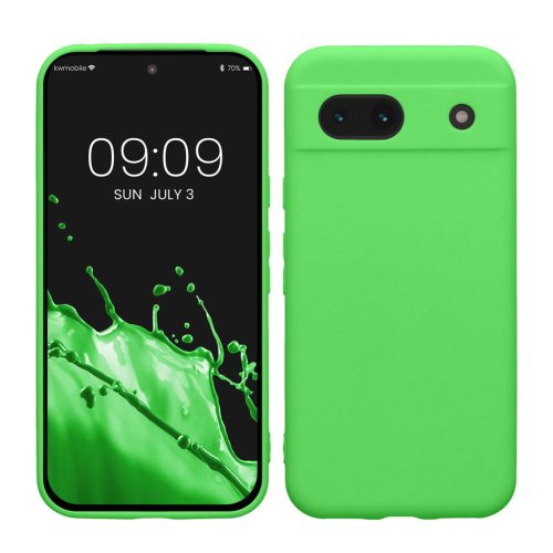 Pouzdro Kwmobile pro Google Pixel 8a, zelené, silikonové, KWM000020KU027C