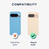 Pouzdro Kwmobile pro Google Pixel 9, růžové, silikonové, KWM000020PG006C