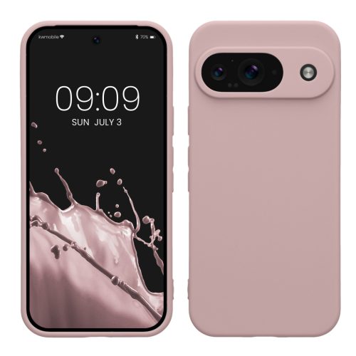 Pouzdro Kwmobile pro Google Pixel 9, fialové, silikonové, KWM000020PG011C