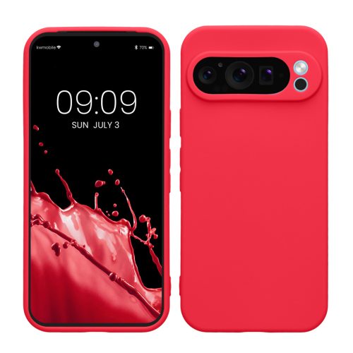 Pouzdro Kwmobile pro Google Pixel 9 Pro, růžové, silikonové, KWM000020PH006C