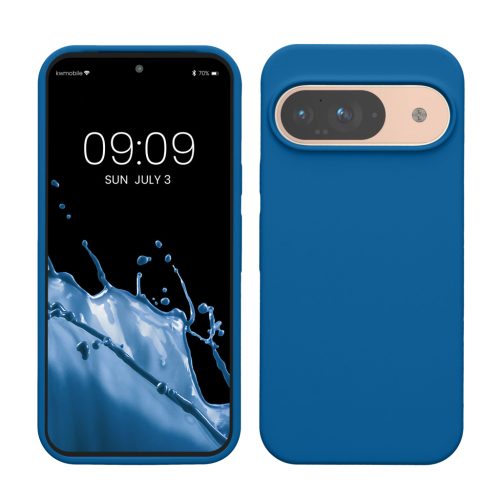 Pouzdro Kwmobile pro Google Pixel 9/Pixel 9 Pro, modré, silikonové, KWM000020PI002C