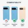 Pouzdro Kwmobile pro Google Pixel 9/Pixel 9 Pro, světle zelené, silikonové, KWM000020PI012C
