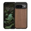 Pouzdro Kwmobile pro Google Pixel 9/Pixel 9 Pro, hnědé, dřevo/silikon, KWM000020PJ001C