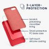 Pouzdro Kwmobile pro Apple iPhone SE (2022)/iPhone SE (2020)/iPhone 8, červené, silikonové, KWM0000085I142C