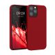 Pouzdro Kwmobile pro Apple iPhone 12/iPhone 12 Pro, červené, silikonové, KWM000011JP101C