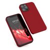Pouzdro Kwmobile pro Apple iPhone 12/iPhone 12 Pro, červené, silikonové, KWM000011JP101C