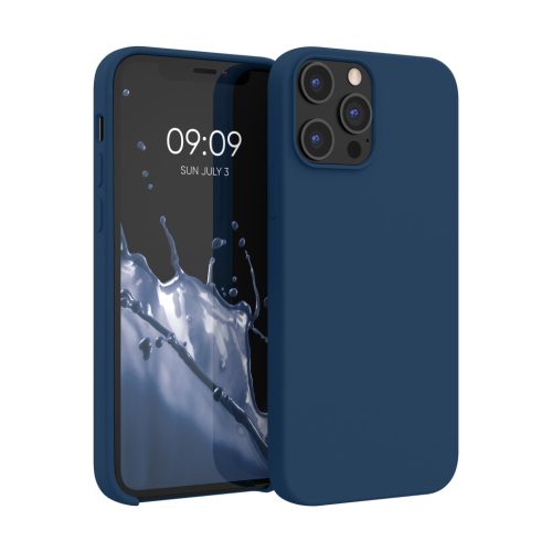 Silikonový kryt Kwmobile pro Apple iPhone 12 Pro Max, modrý, KWM000011JR081C