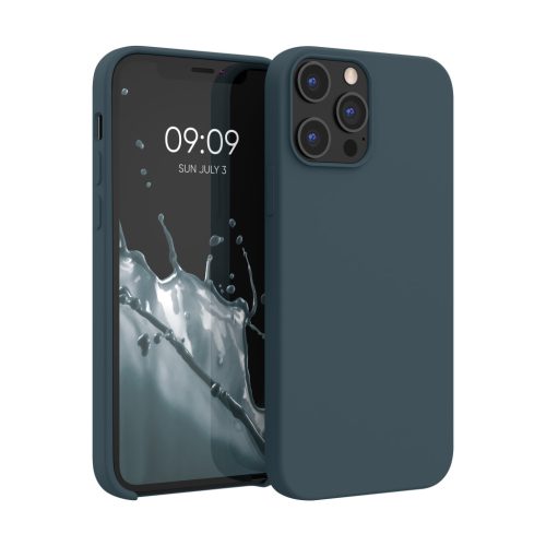 Silikonový kryt Kwmobile pro Apple iPhone 12 Pro Max, tmavě zelený, KWM000011JR082C