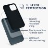 Silikonový kryt Kwmobile pro Apple iPhone 12 Pro Max, tmavě zelený, KWM000011JR082C