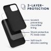 Silikonový kryt Kwmobile pro Apple iPhone 12 Pro Max, černý, KWM000011JR083C