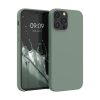 Silikonový kryt Kwmobile pro Apple iPhone 12 Pro Max, zelený, KWM000011JR084C