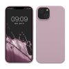 Pouzdro Kwmobile pro Apple iPhone 14, světle fialové, silikonové, KWM000016NI047C
