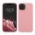 Pouzdro Kwmobile pro Apple iPhone 14, světle růžové, silikonové, KWM000016NI048C