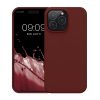 Silikonový kryt Kwmobile pro Apple iPhone 14 Pro Max, tmavě červený, KWM000016NL045C
