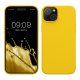 Silikonový kryt Kwmobile pro Apple iPhone 15 Plus, žlutý, KWM000020CB007C